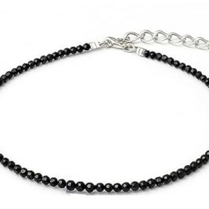 Black Tourmaline Healing Anklet For Women