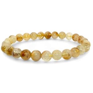 Natural Citrine Crystal Bracelet for Men & Women