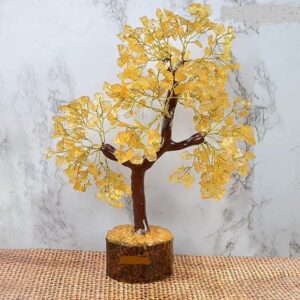 Citrine Crystal Gemstone Bonsai Money Tree