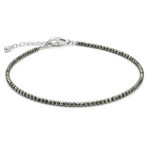 Raw Pyrite Anklet For Women | Protection & Confidence