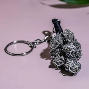 Pyrite Raw Chunks Lucky Charm Key Chain