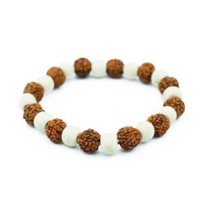 Rudraksha & Tulsi Bracelet For Men & Women