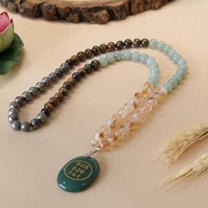 Money Magnet Fusion Mala with Zibu Pendant